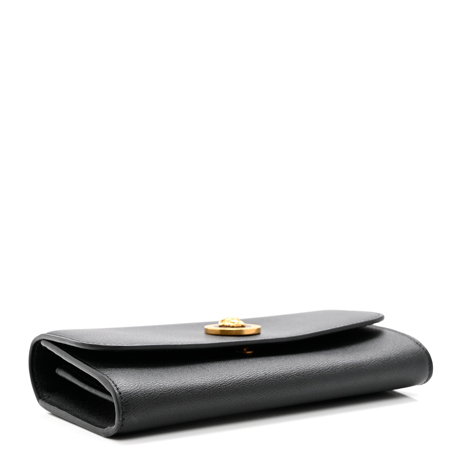 Versace Calfskin Medusa Continental Wallet Black 4 of 6