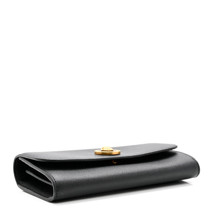 Versace Calfskin Medusa Continental Wallet Black 4 of 6