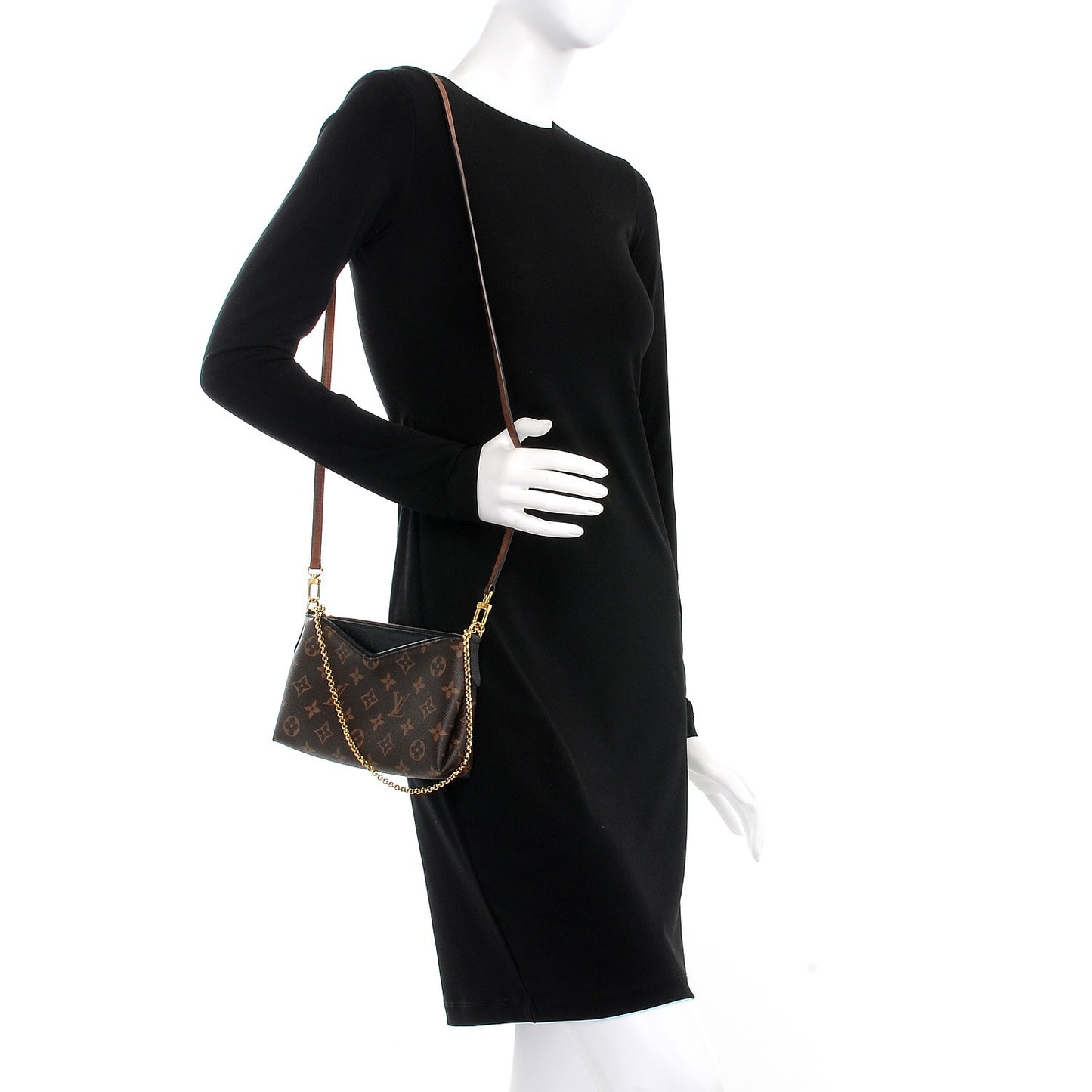 Monogram Pallas Clutch Black