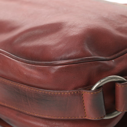 Christian Dior Calfskin Medium Gaucho Double Saddle Red 11 of 16