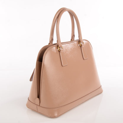 Prada Saffiano Vernice Open Promenade Tote Cammeo 4 of 10