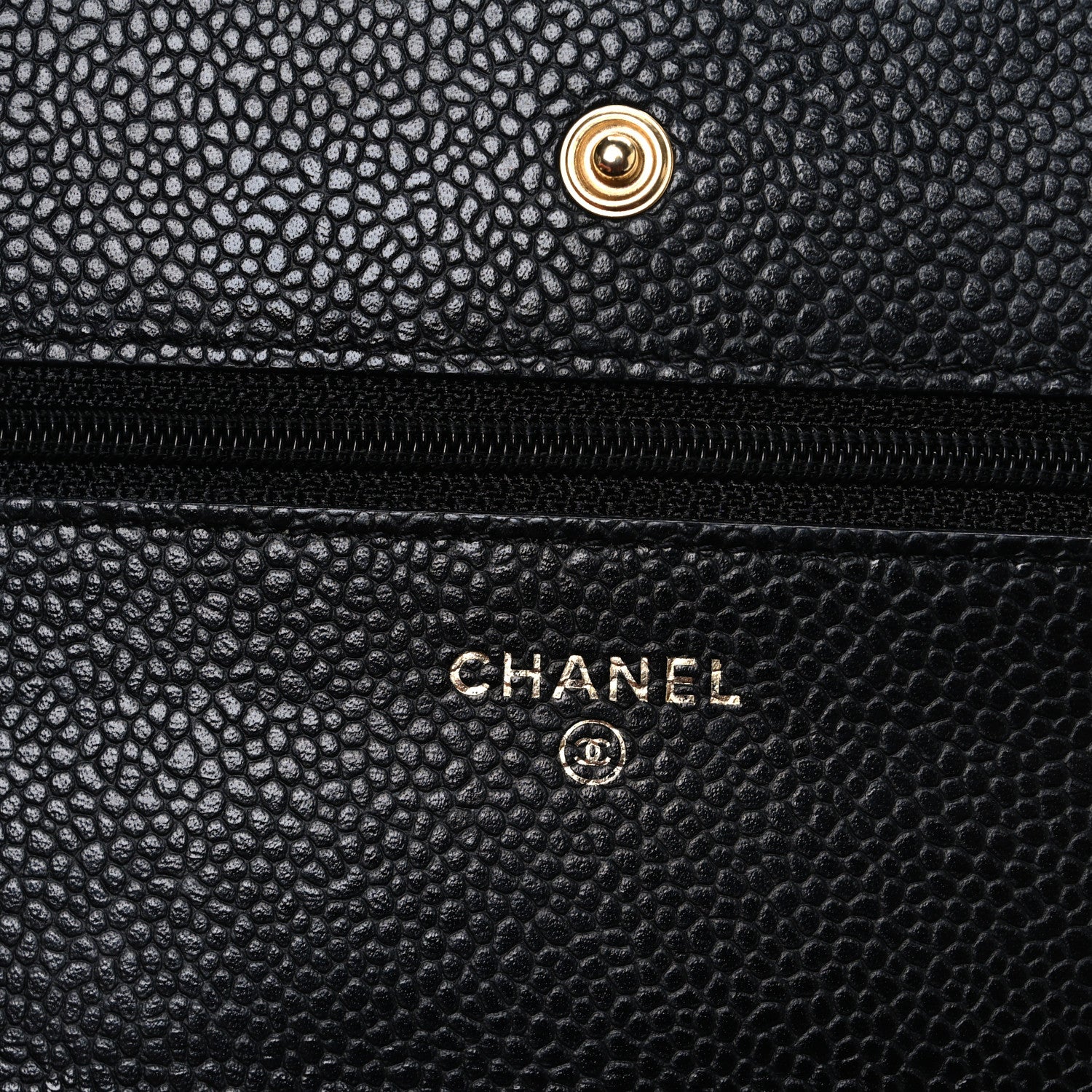 Chanel Caviar Quilted Wallet on Chain WOC Black 6 of 11