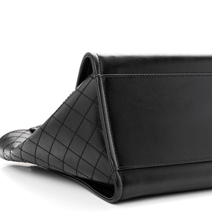 Chanel Aged Calfskin Medium Charms Deauville Tote Black 9 of 10