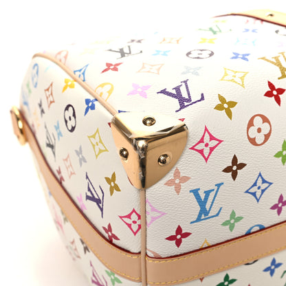 Louis Vuitton LV X TM Monogram Multicolor Keepall Bandouliere 45 White 9 of 10