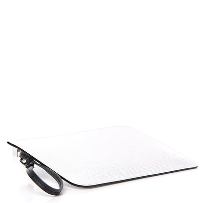 Louis Vuitton Epi Neverfull Pochette MM GM White 3 of 7