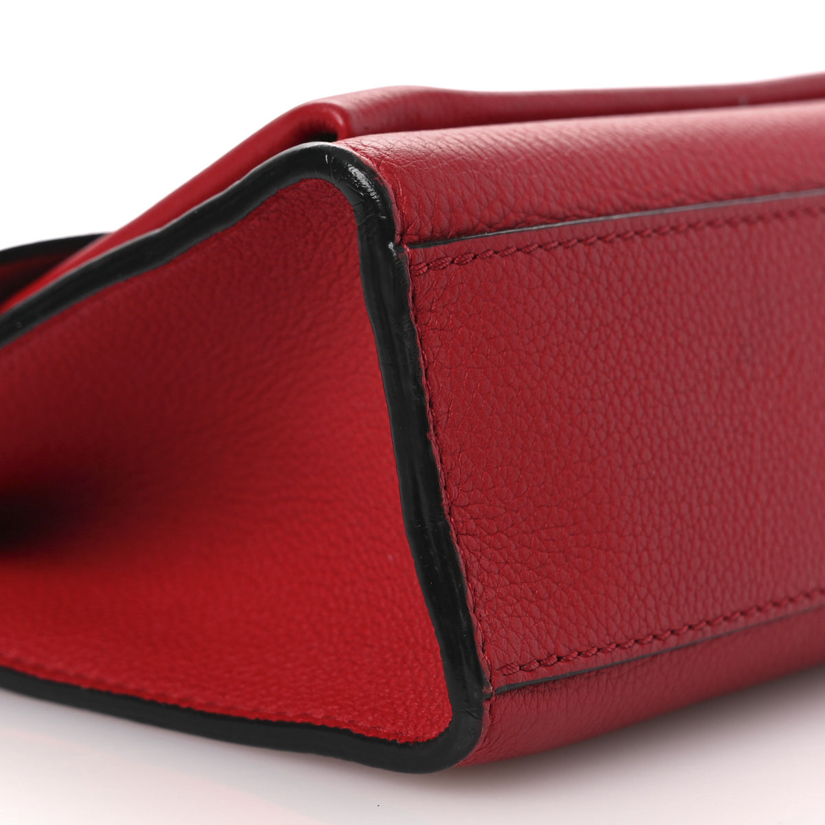 Louis Vuitton Soft Calfskin My Lockme Chain Bag BB Rubis 9 of 11