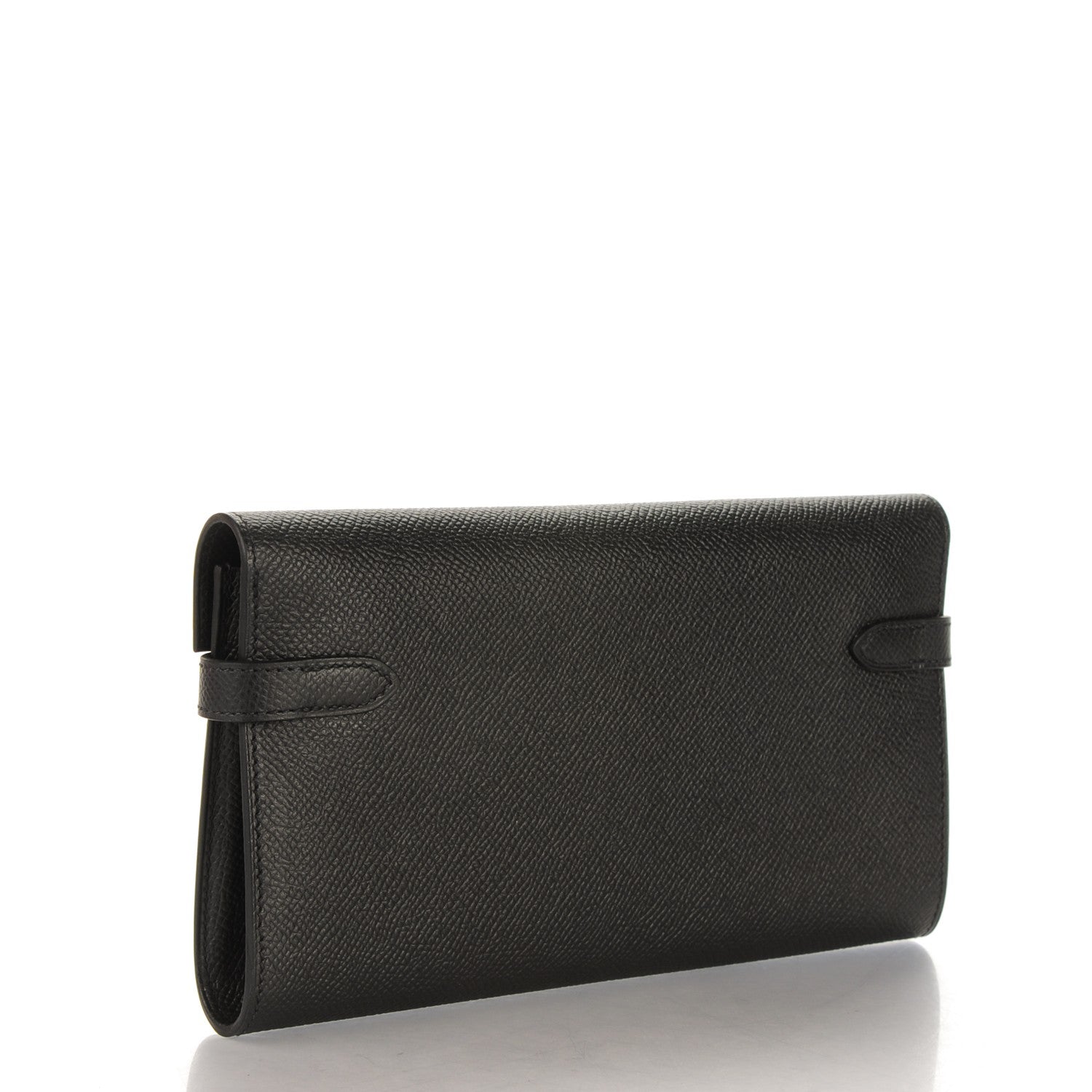 Hermes Epsom Kelly Longue Wallet Black 3 of 11