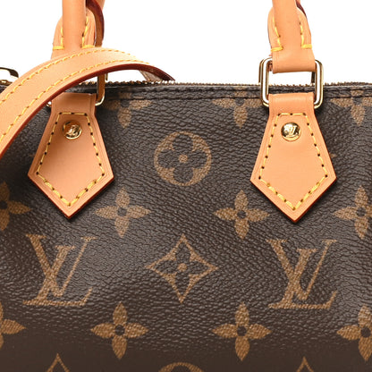 Louis Vuitton Monogram Nano Speedy Bandouliere 8 of 10