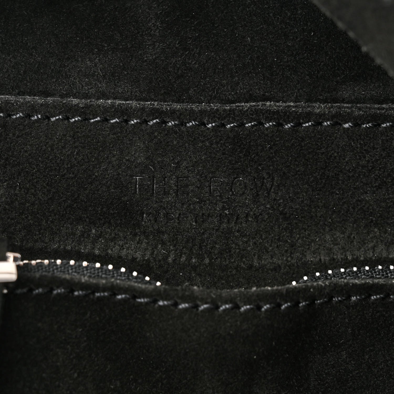 The Row Suede Bindle Bag Espresso 6 of 9