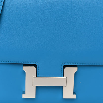 Hermes Swift Constance 18 Bleu Frida 8 of 11