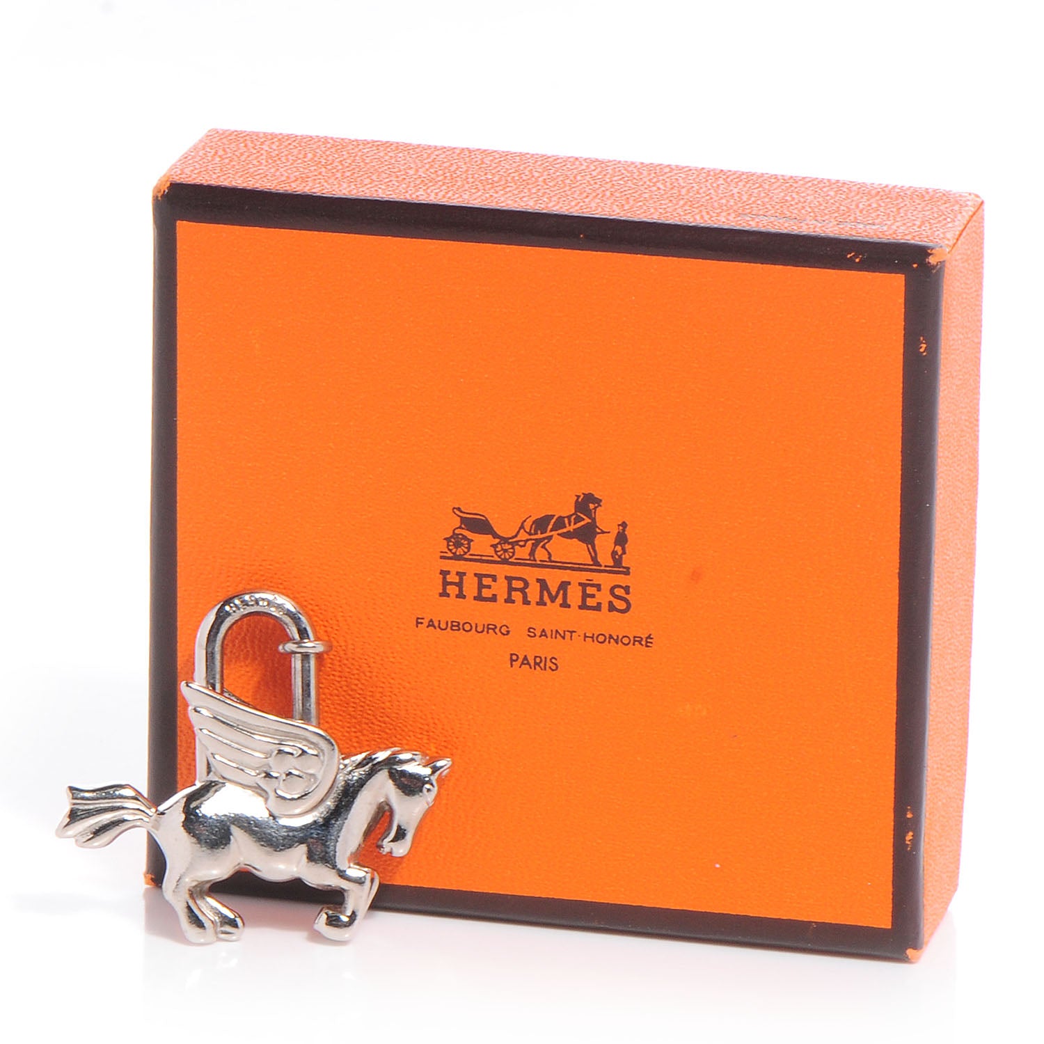 Hermes Pegasus Cadena Lock Palladium 7 of 7