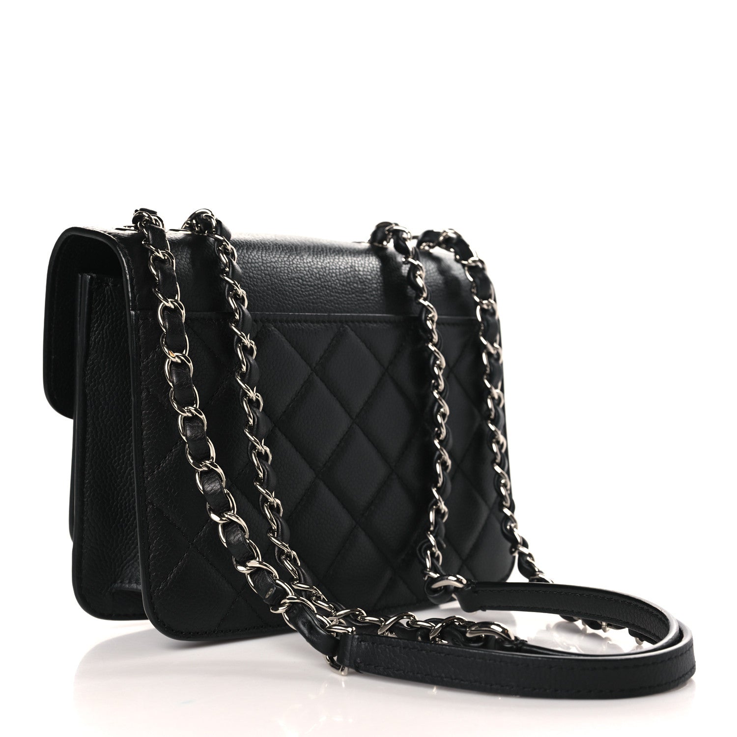 Chanel Caviar Quilted CC Box Flap Black 3 of 9
