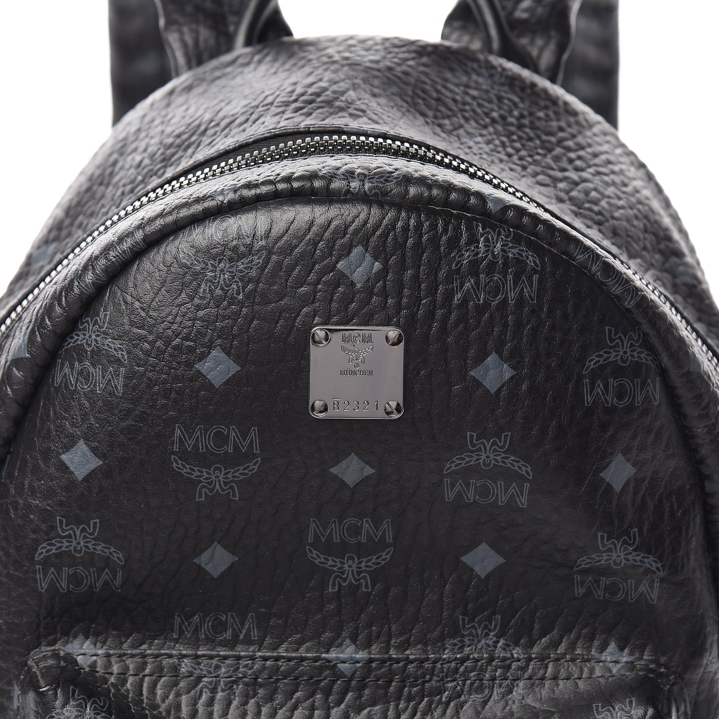 Visetos Small Side Stud Stark Backpack Black