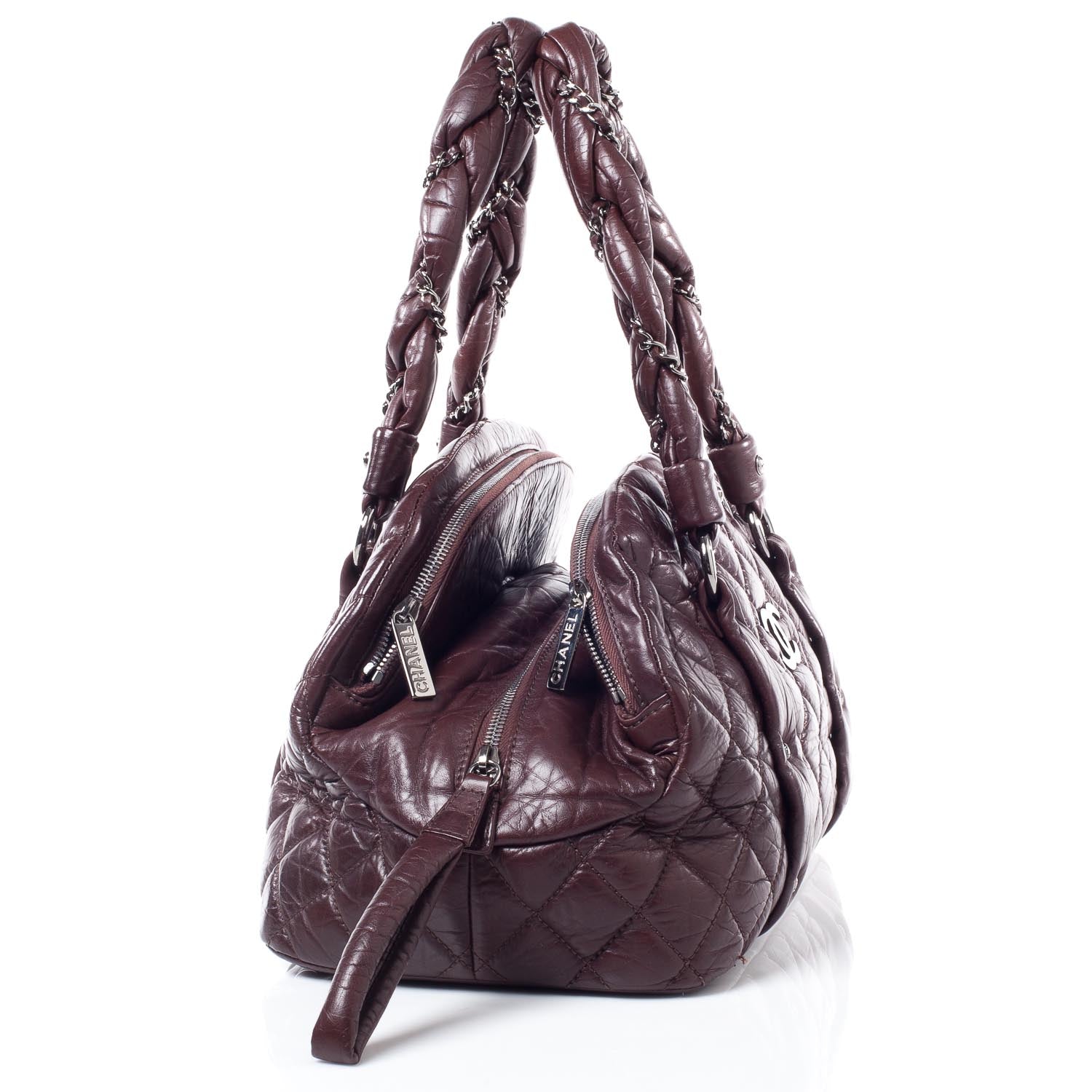 Chanel Ligne Lady Braid Tote Brown 3 of 10