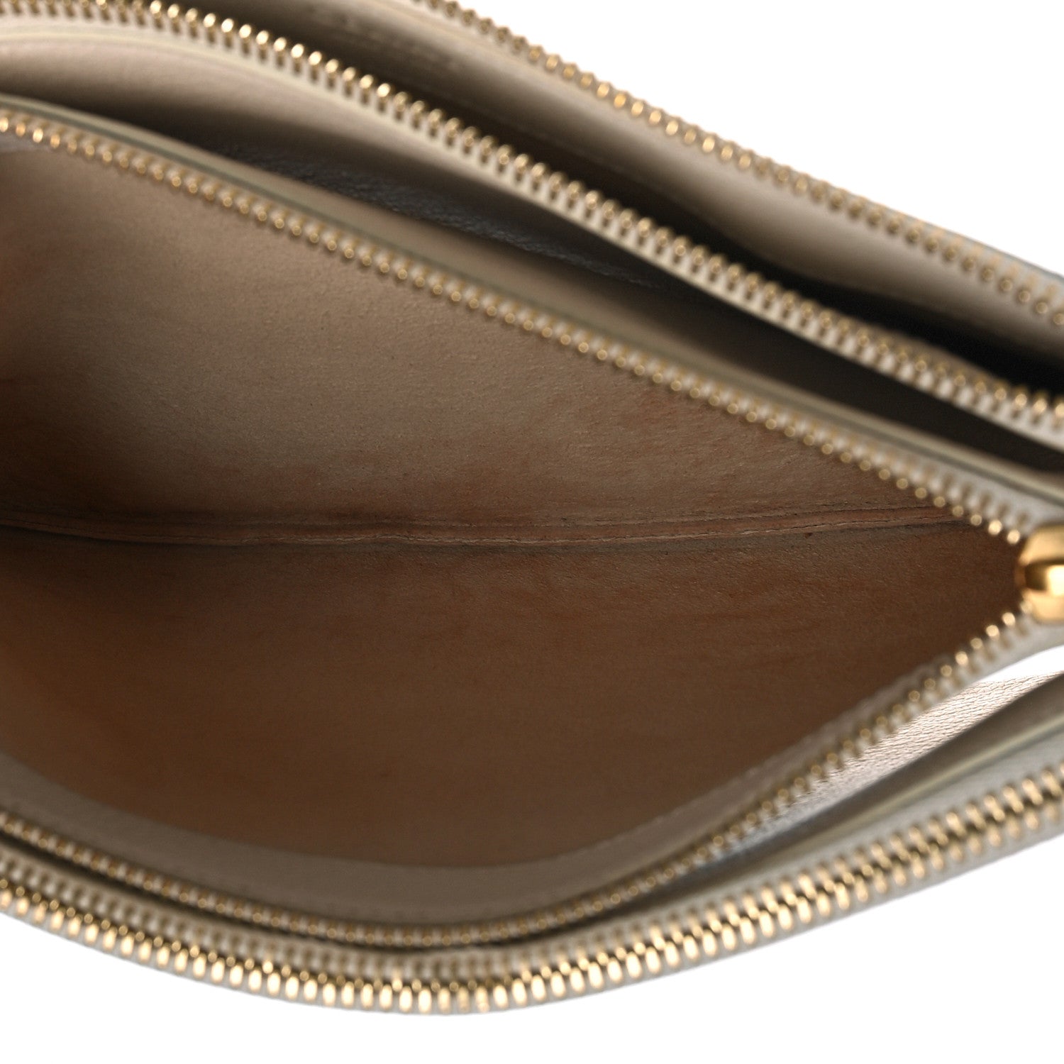 Celine Goatskin Large Trio Crossbody Bag White 6 of 14