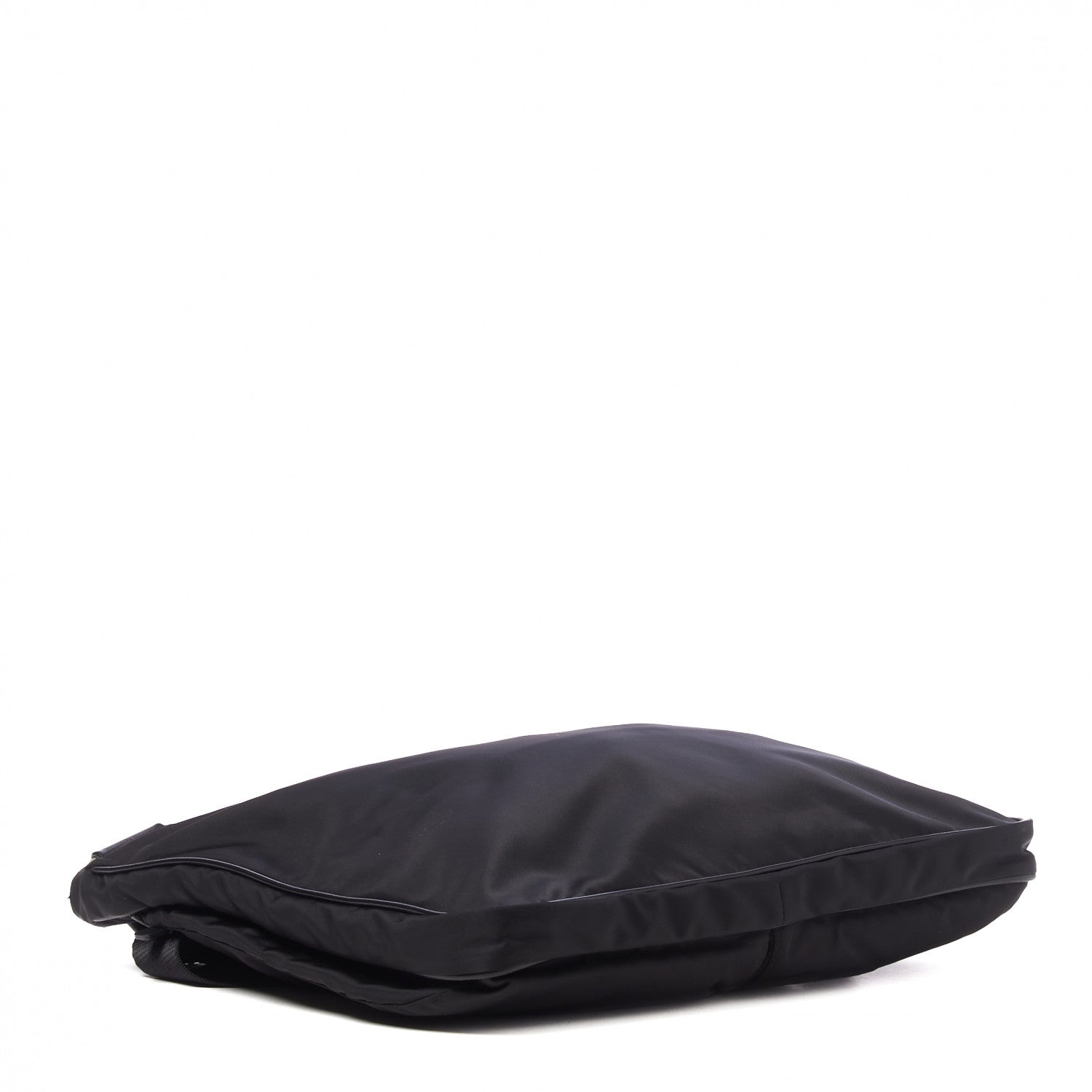 Prada Tessuto Nylon Saffiano Messenger Bag Black 3 of 8