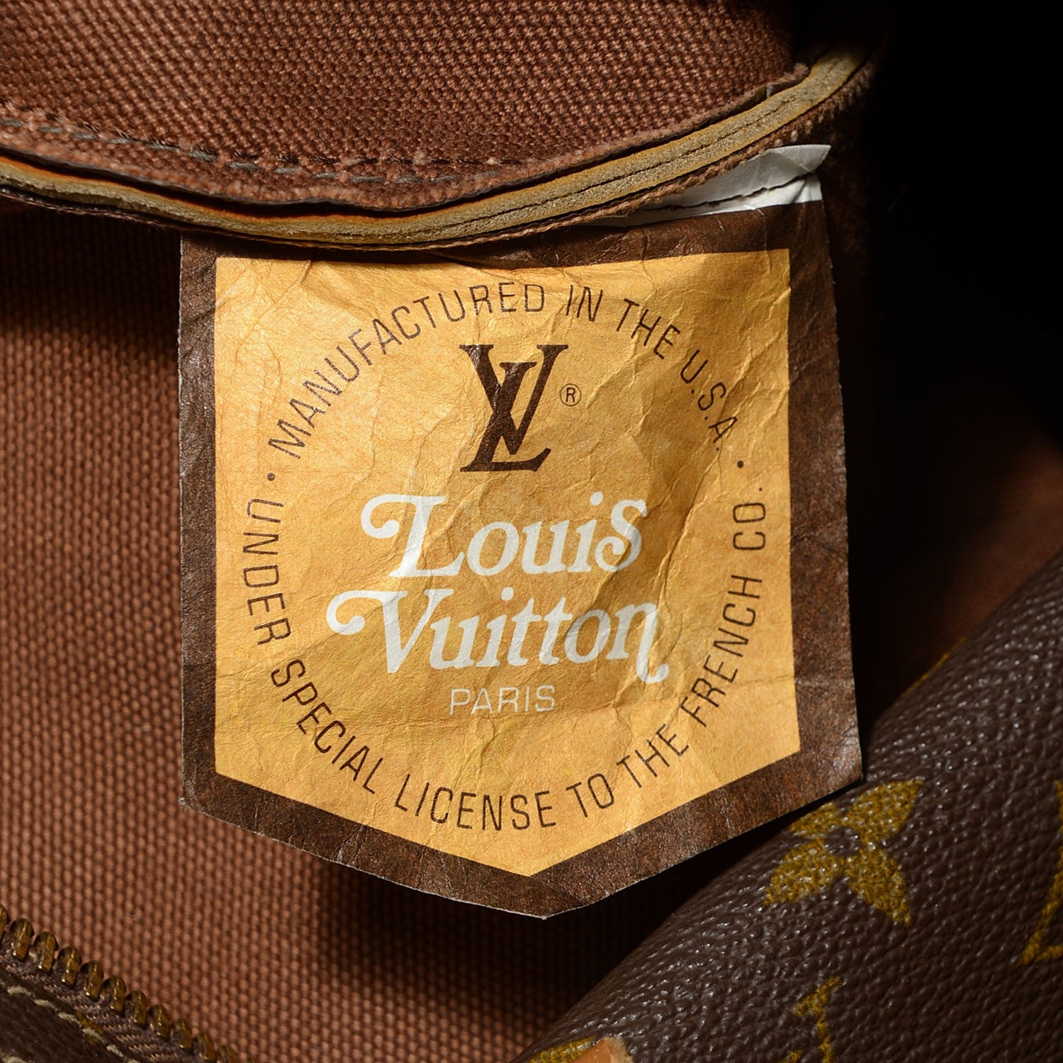 Louis Vuitton French Company Monogram Keepall 55 6 of 6