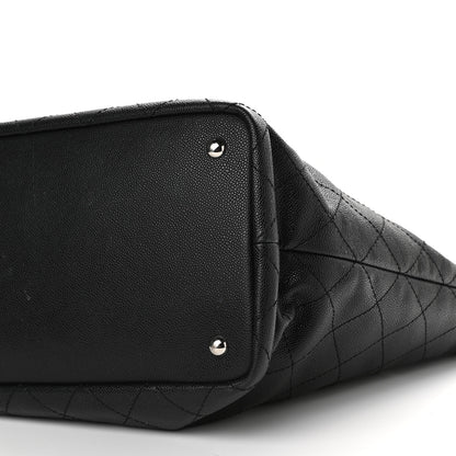 Chanel Grained Calfskin Large Shopping Fever Tote Black 10 of 10