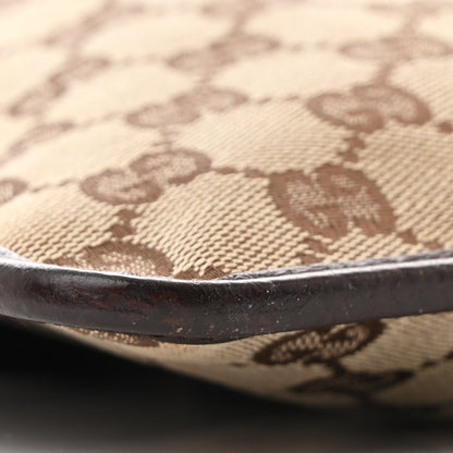 Gucci Monogram Messenger Crossbody Bag Dark Brown 9 of 10