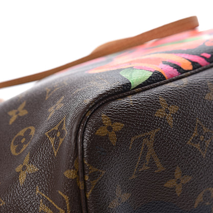 Louis Vuitton Monogram Roses Neverfull MM 16 of 18