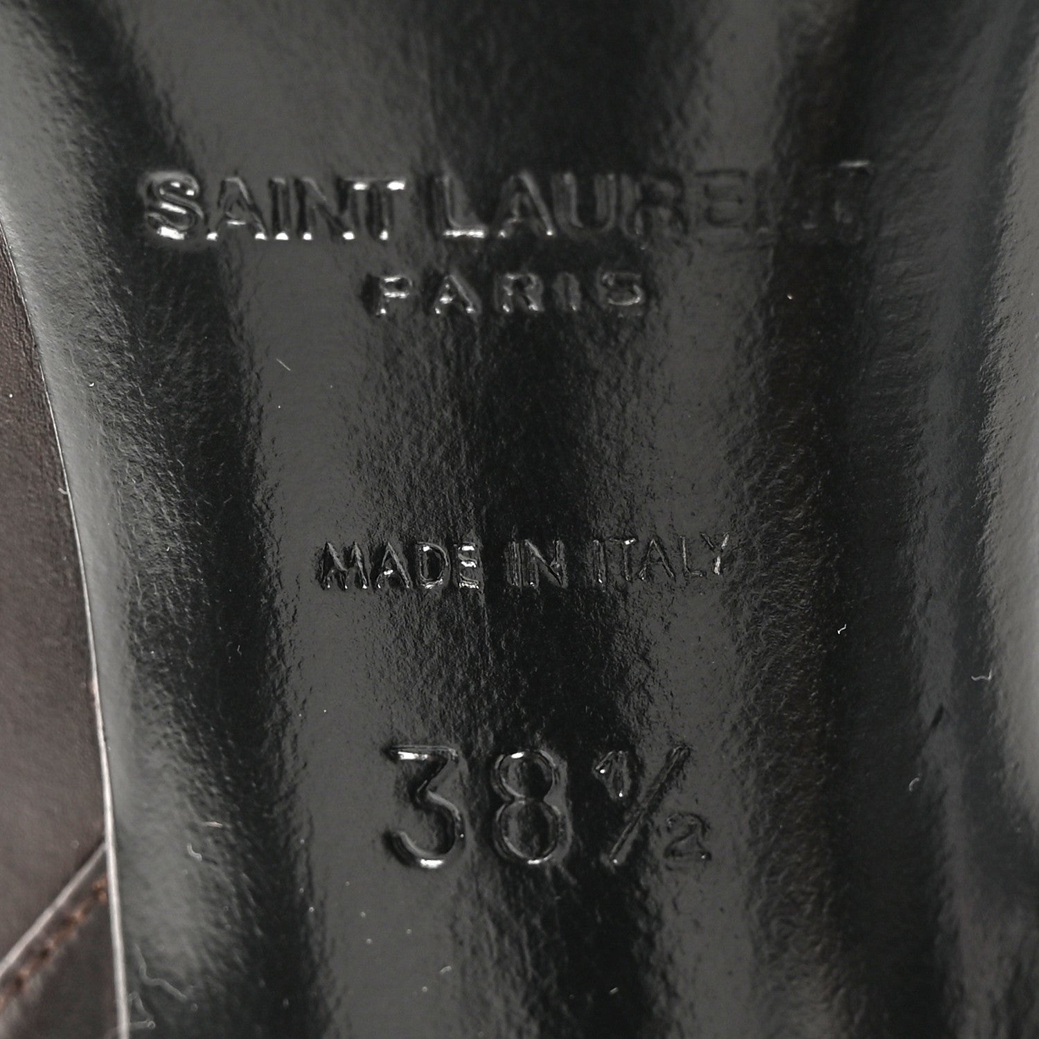 Saint Laurent Jane 90 Knee High Boots 38.5 Mocaccino 6 of 15