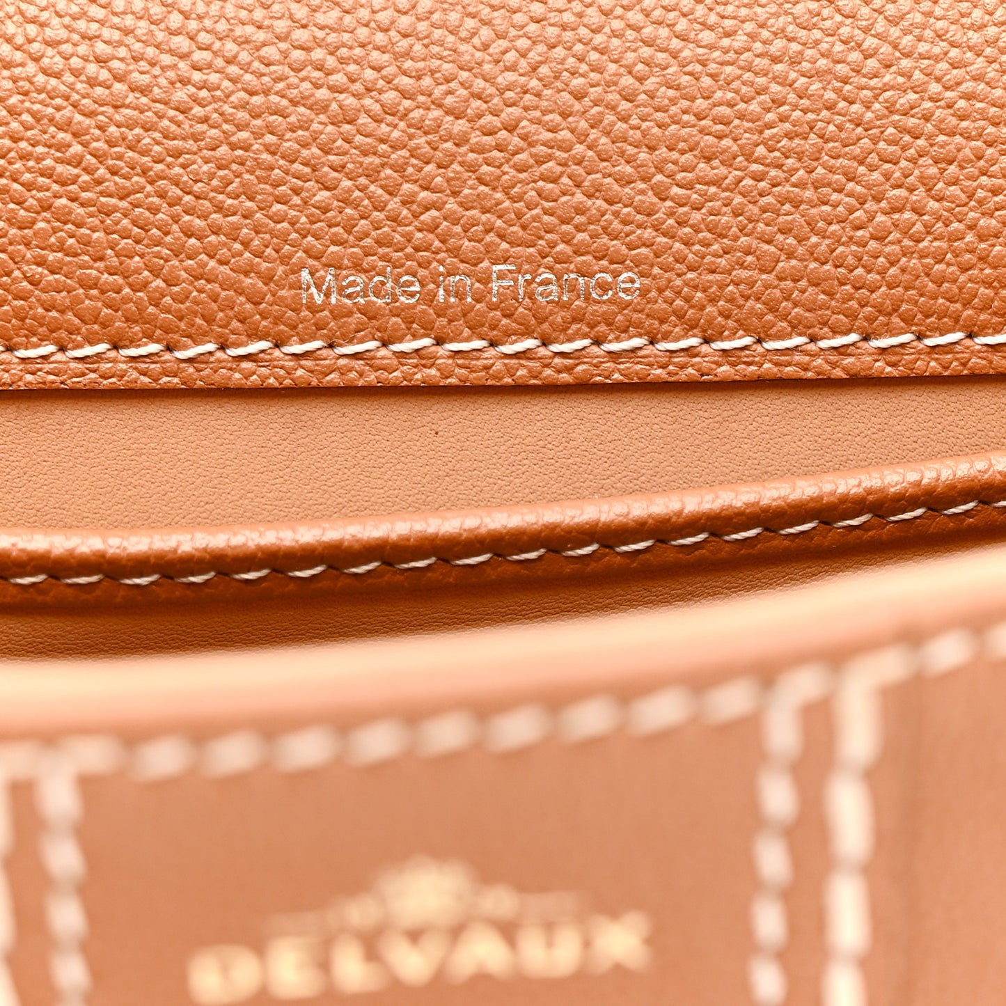 Grained Rodeo Calfskin Surpique Mini Brillant Satchel Vegetal Ivory