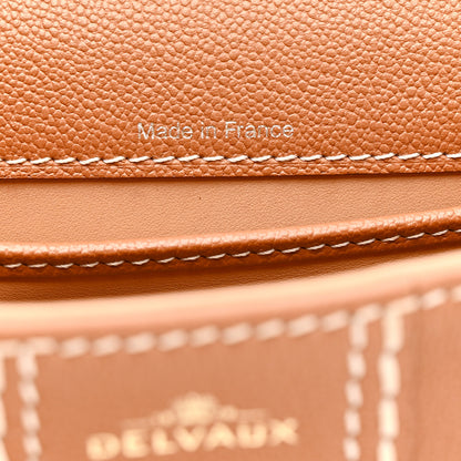 Delvaux Grained Rodeo Calfskin Surpique Mini Brillant Satchel Vegetal Ivory 8 of 11