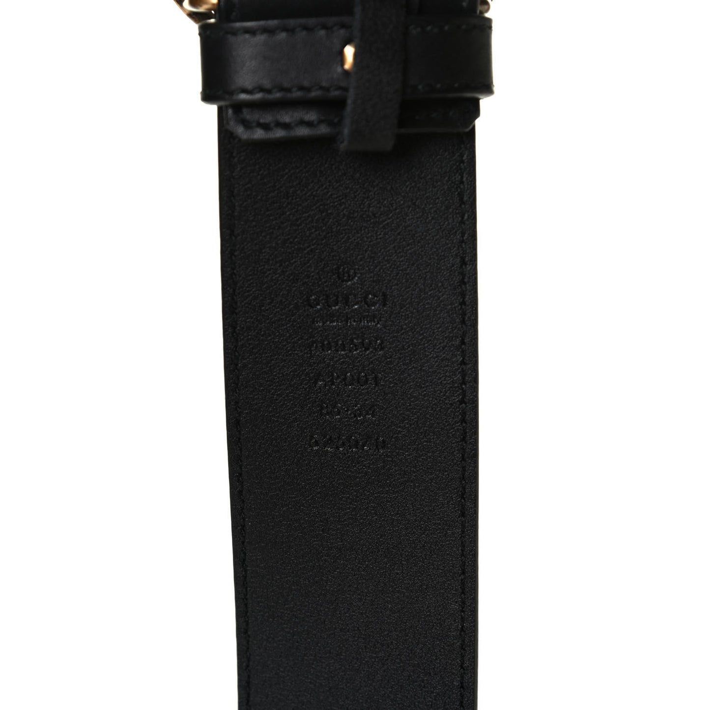 Calfskin Double G 40mm Belt 85 34 Black