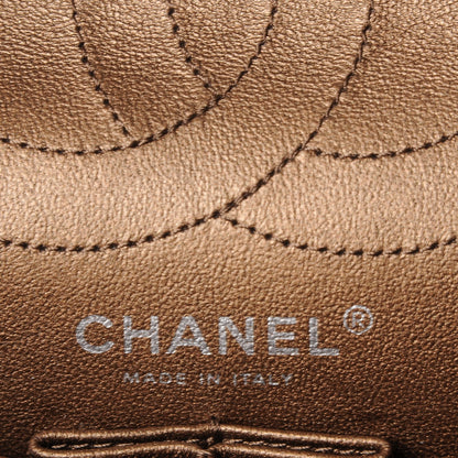 Chanel Metallic Aged Calfskin Quilted 2.55 Reissue 226 Flap Dark Gold 6 of 7