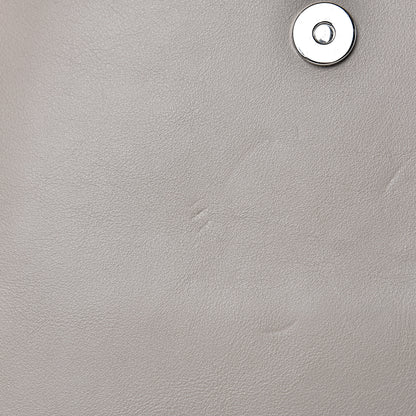 Chloe Calfskin Suede Medium Faye Shoulder Bag Motty Grey 9 of 10