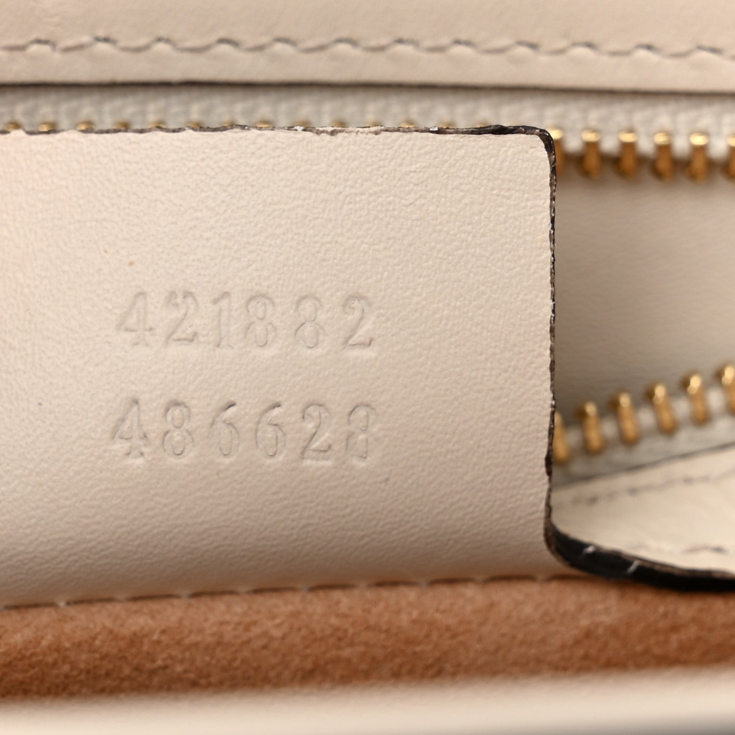 Gucci Calfskin Small Sylvie Shoulder Bag Off White 7 of 10