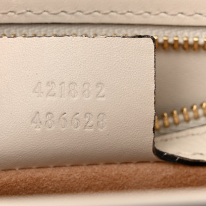 Gucci Calfskin Small Sylvie Shoulder Bag Off White 7 of 10