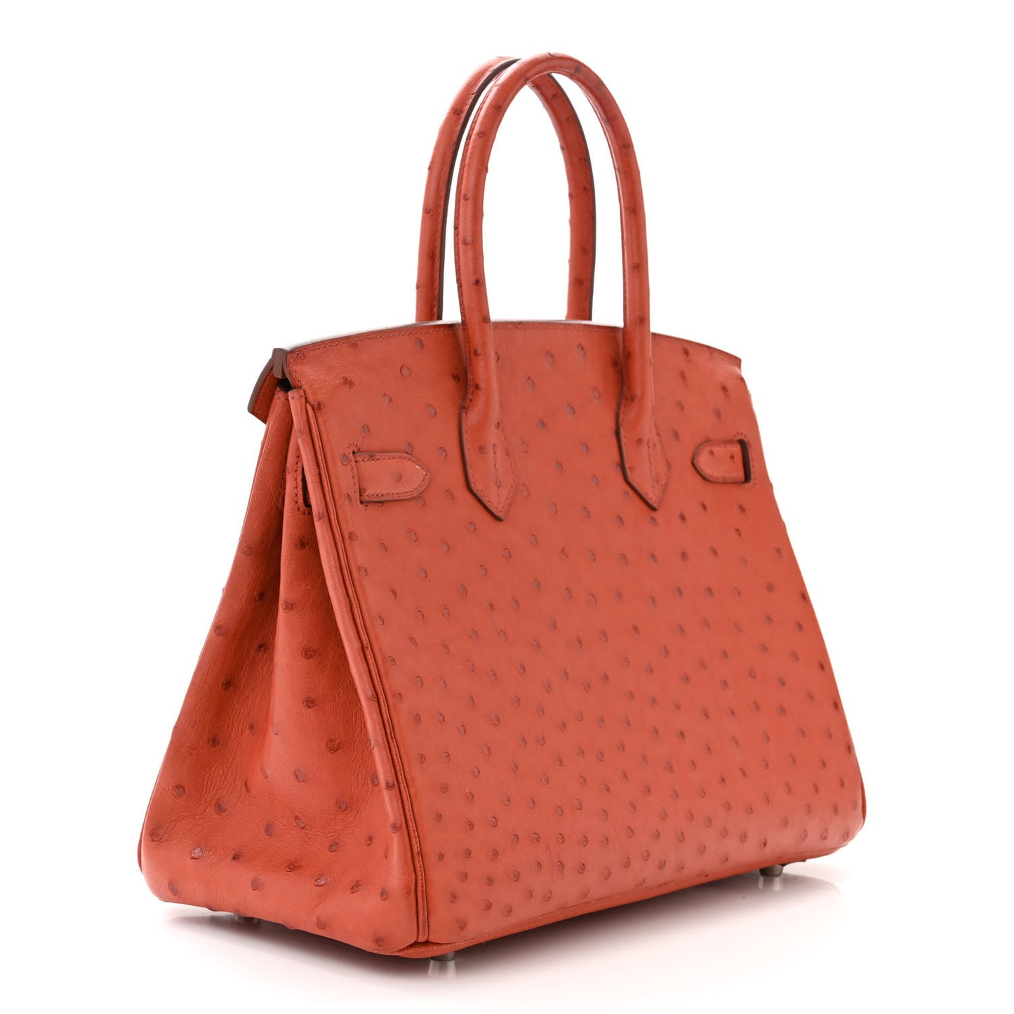 Ostrich Birkin 30 Brique