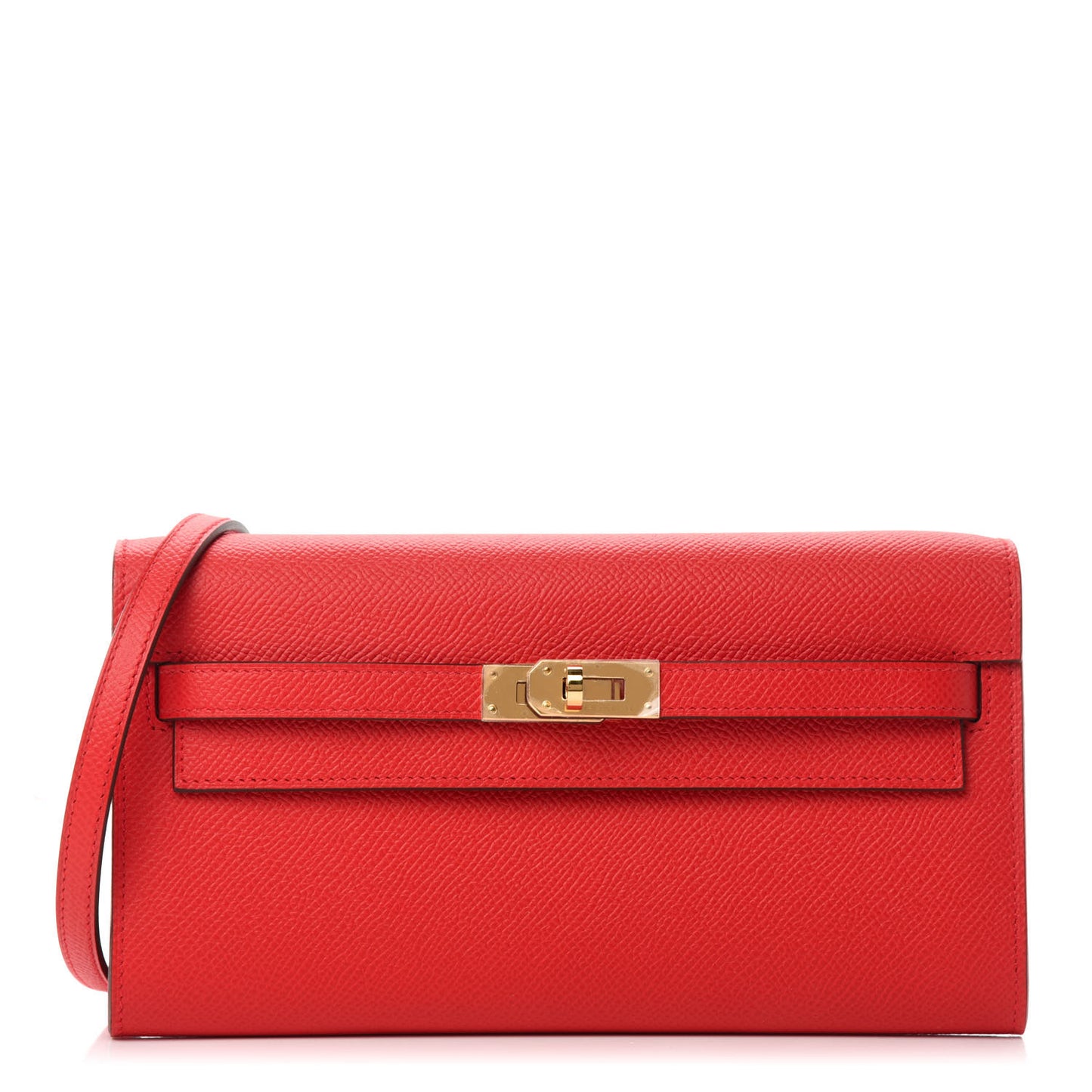 Epsom Verso Kelly Wallet To Go Rouge De Coeur Rose Extreme