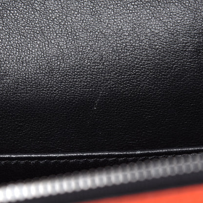 Celine Grained Calfskin Medium Edge Shoulder Bag Vermillion 7 of 16