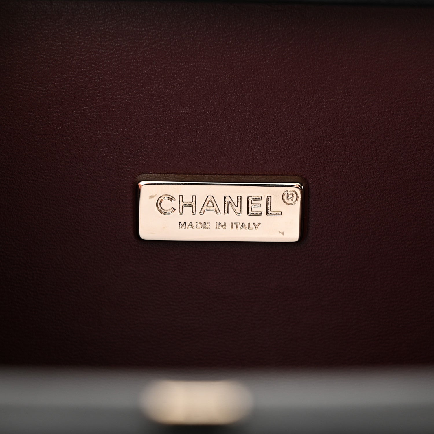 Chanel Lambskin Room Card Minaudiere Evening Bag Black Gold 6 of 11