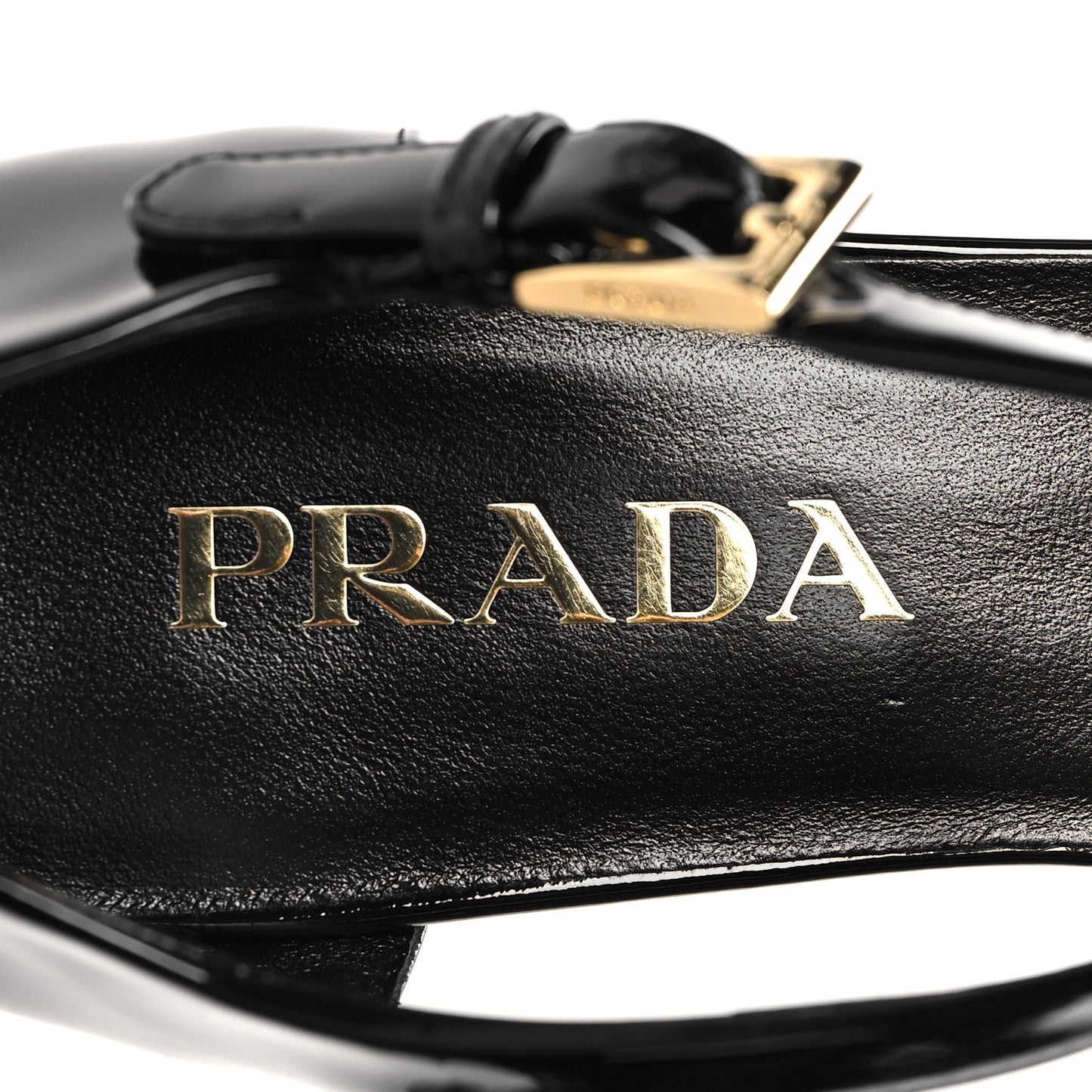 Patent Triangle Squared Toe 35mm Pumps 37 Black