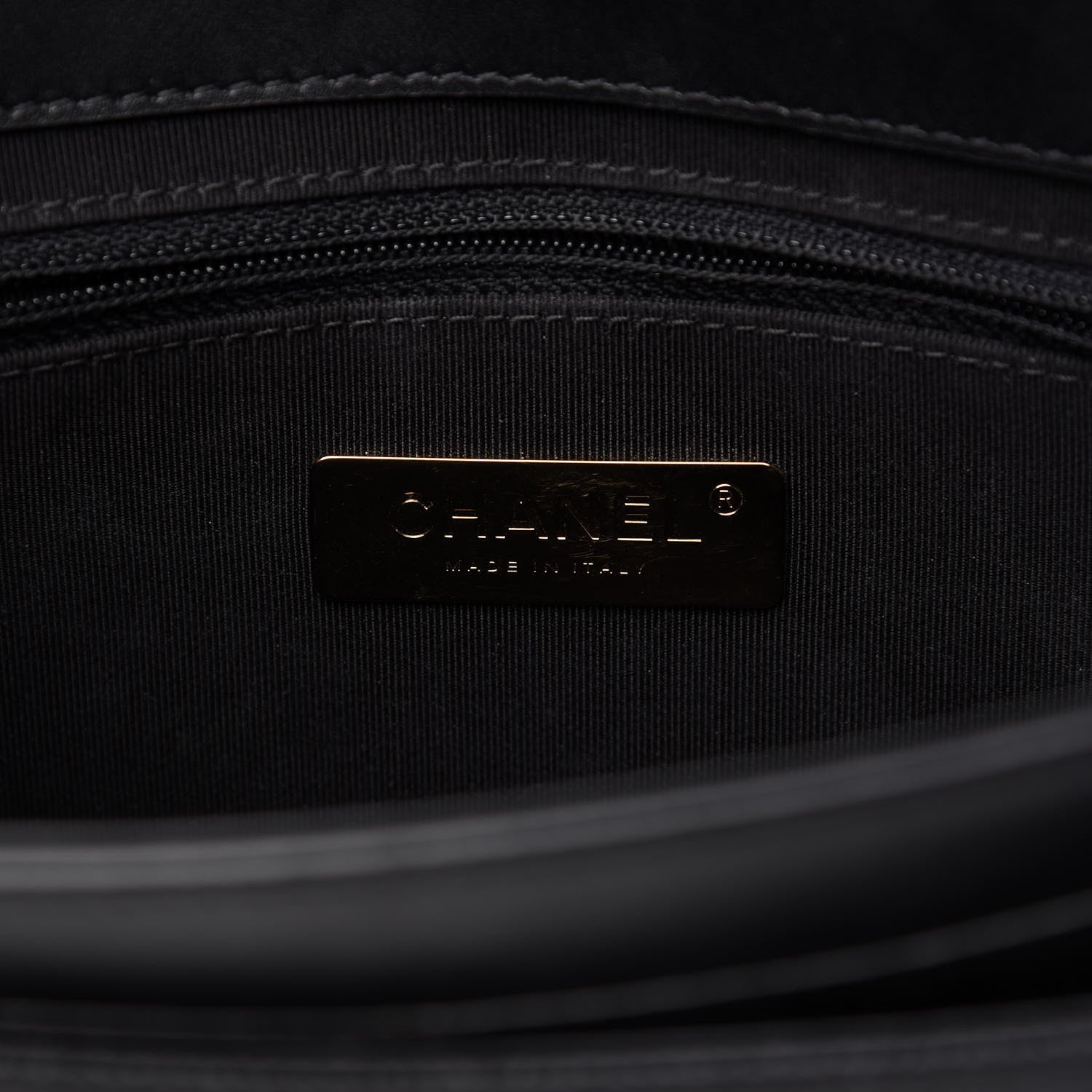 Chanel Calfskin Caviar Quilted Chain Handle Flap Black 8 of 10