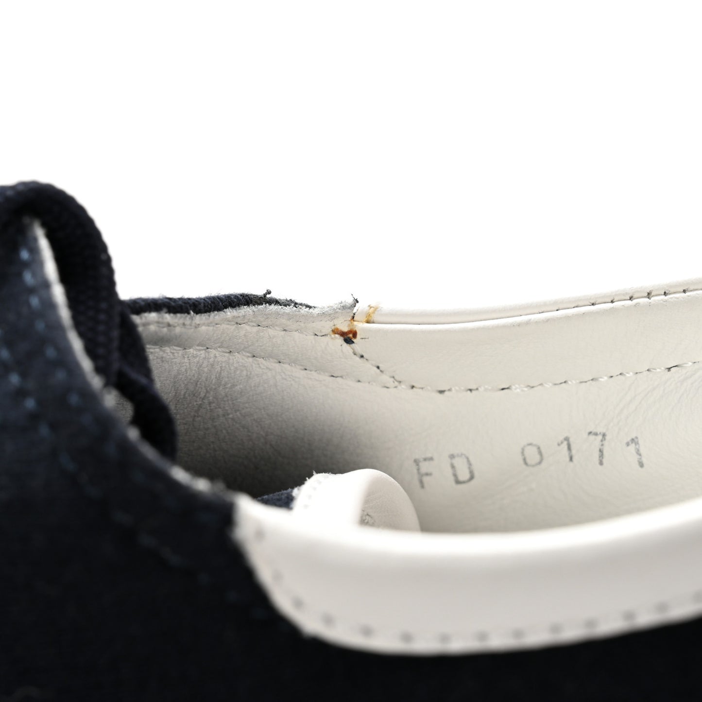 Suede Cotton Team Derby Sneakers 5 Marine