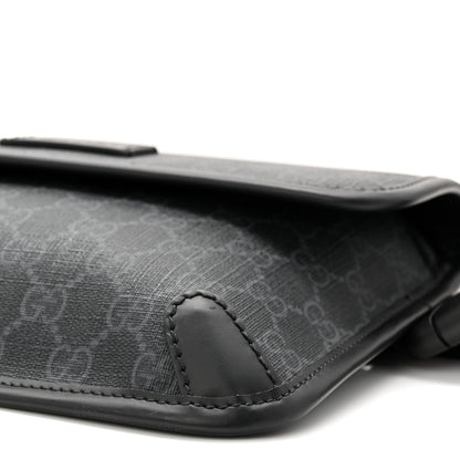 Gucci GG Supreme Monogram Web Slim Belt Bag Black Grey 10 of 10