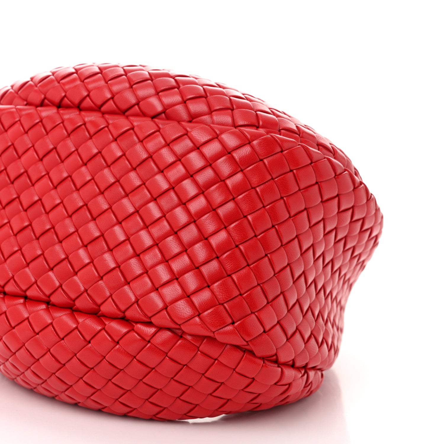 Bottega Veneta Nappa Intrecciato Mini Padded Jodie Red 9 of 10