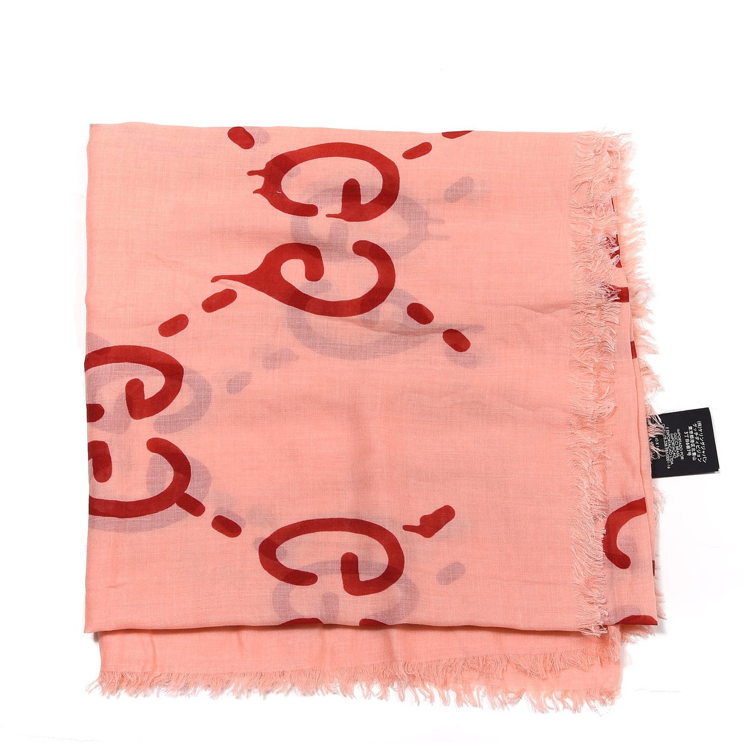 Modal Silk GG Writers Shawl Roseate Red