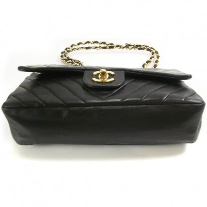 Chanel Lambskin Chevron Double Flap Black 5 of 13