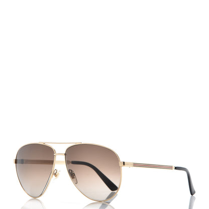 Gucci Web Aviator Sunglasses GG2281/S Gold 1 of 9