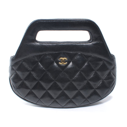 Chanel Lambskin Quilted CC Shoulder Bag Black 1 of 7