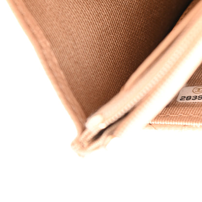 Chanel Caviar Quilted Wallet On Chain WOC Beige 8 of 12