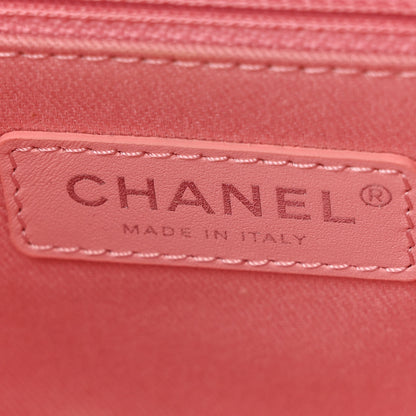 Chanel Canvas Deauville Small Bowling Bag Pink 6 of 10