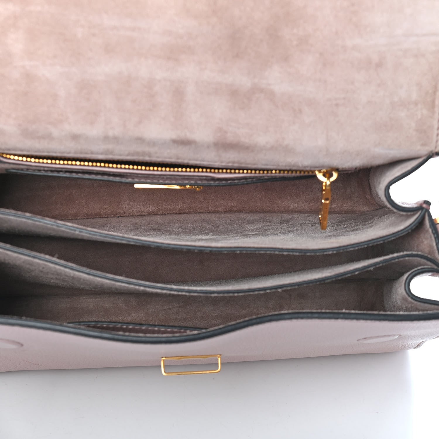 Miu Miu Goatskin Madras Top Handle Bag Mughetto 4 of 7
