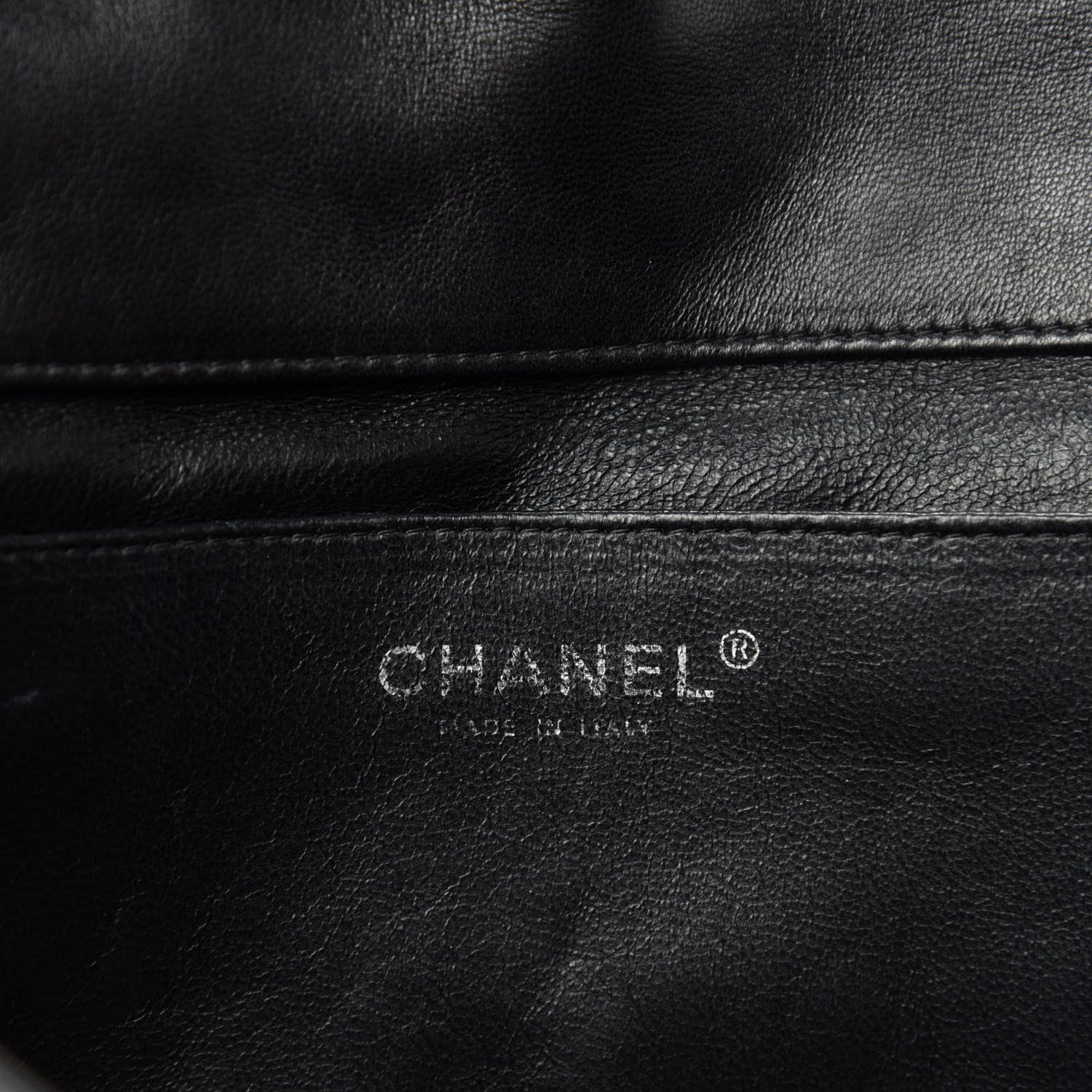 Chanel Patent Quilted Clutch with Chain Flap Black 8 of 10