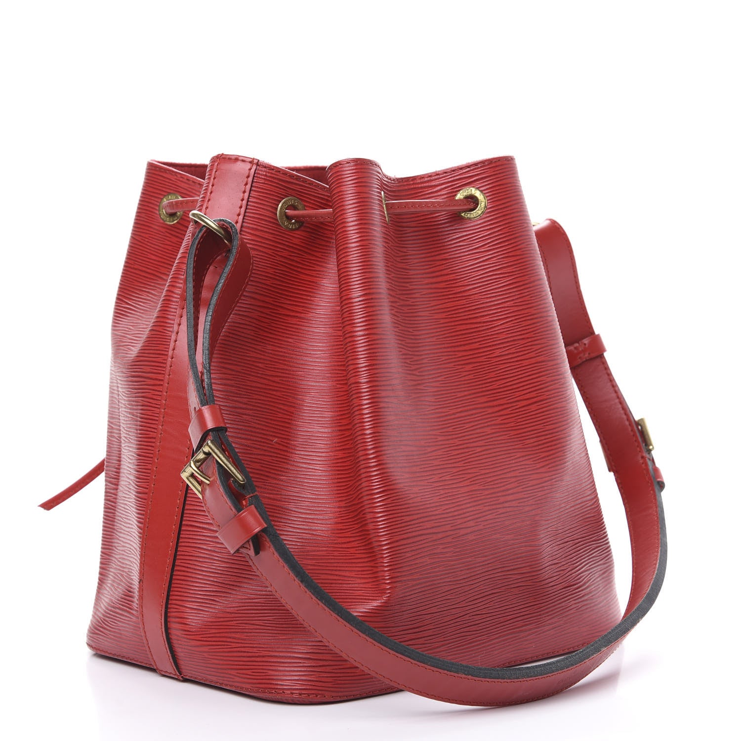 Louis Vuitton Epi Petit Noe Castillan Red 3 of 12